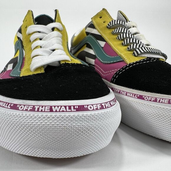 Vans Old Skool Juxtapose Shoes Mens 9 Womens 10.5 Open Box Never Worn Skater - Picture 11 of 13